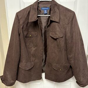 Evan Picone Chocolate Brown Jacket